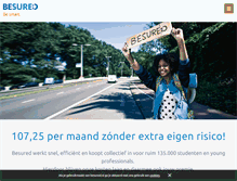 Tablet Screenshot of besured.nl
